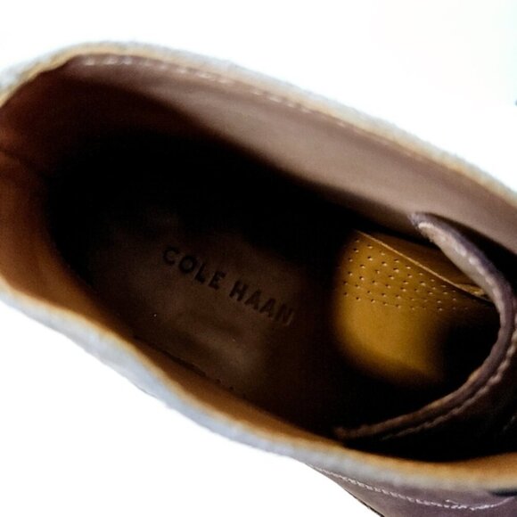 Cole Haan Williams Welt II Boots Size 7.5 Leather Two Toned Lace Up Chukka - Picture 7 of 8